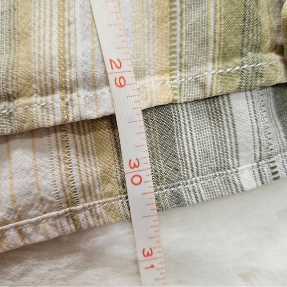 VTG Tommy Bahama Shirt Mens XXL Green Tencel Lyocell L/S Button Down Striped GUC - Picture 4 of 11